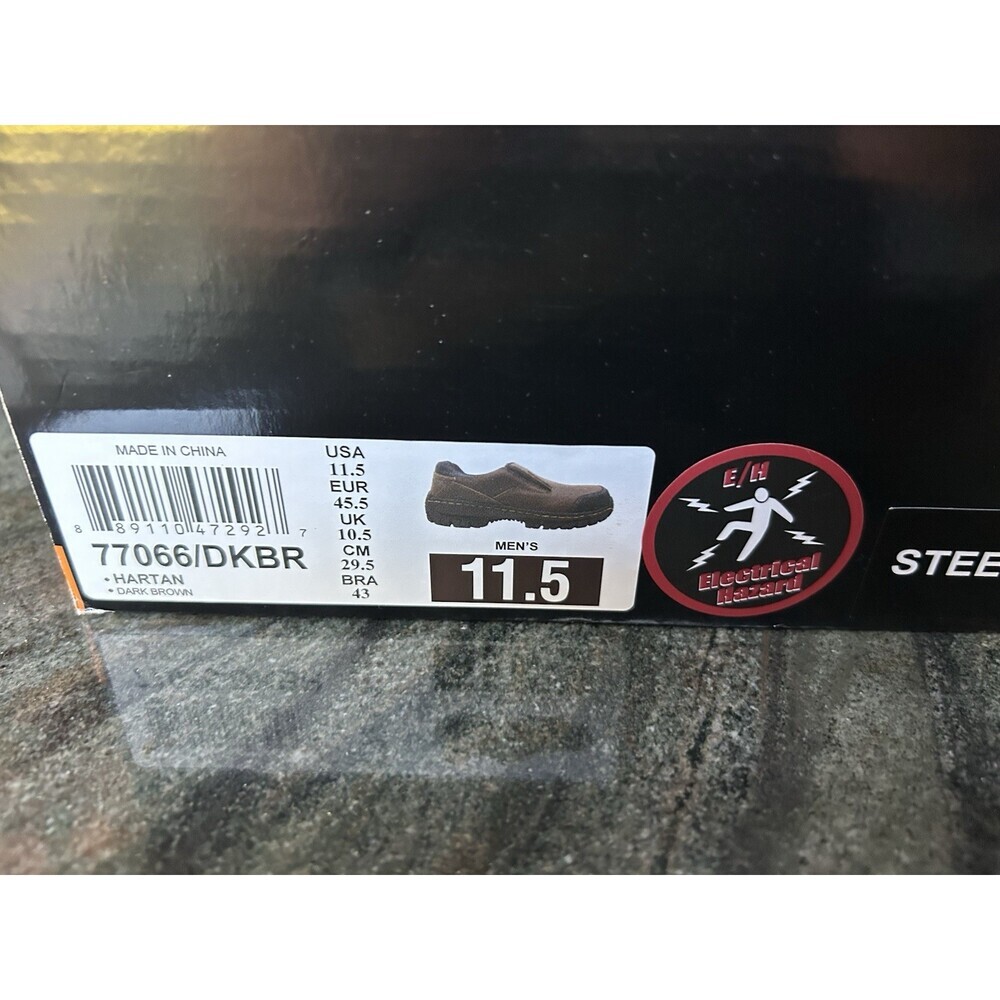 Skechers Safety Toe Sneakers SZ 12 Men's Slip Resistant Memory Foam - Picture 7 of 9
